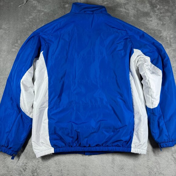 Majestic Jordan Royal Blue White Fleece Lined Zip Jacket Men’s Large - Picture 13 of 13